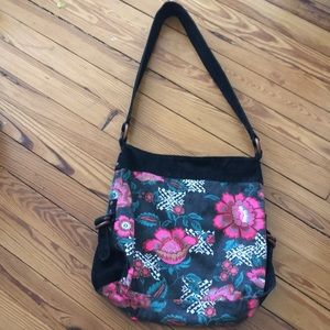 Cute floral Roxy tote bag